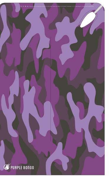 Purple Bongo purple camo pattern design